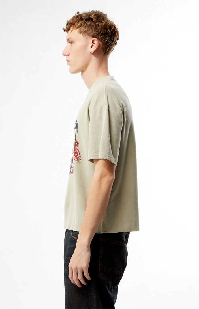 Pacsun Dark Desert Waffle Knit T-Shirt