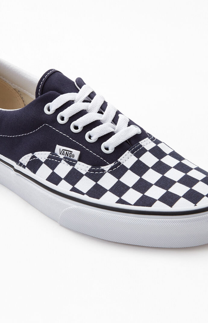 Vans Navy Era Checkerboard Authentic Sneakers Pacsun
