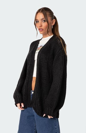 Anina Oversized Knit Cardigan image number 4