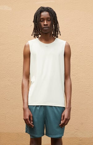 Active Off White Performance Tank Top image number 2