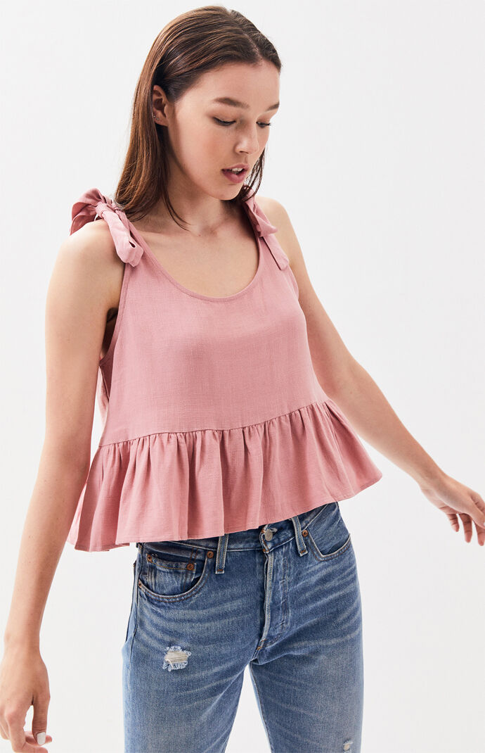 Women's babydoll tank tops clearance