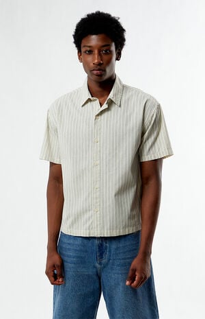 Oxford Striped Camp Shirt