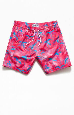 Palm Tie Dyed 16" Swim Trunks Palm Tie Dyed 16" Swim Trunks image number null