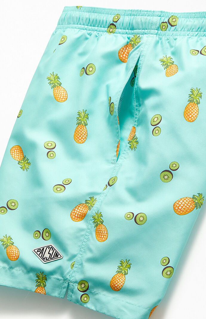 pacsun pink swim trunks