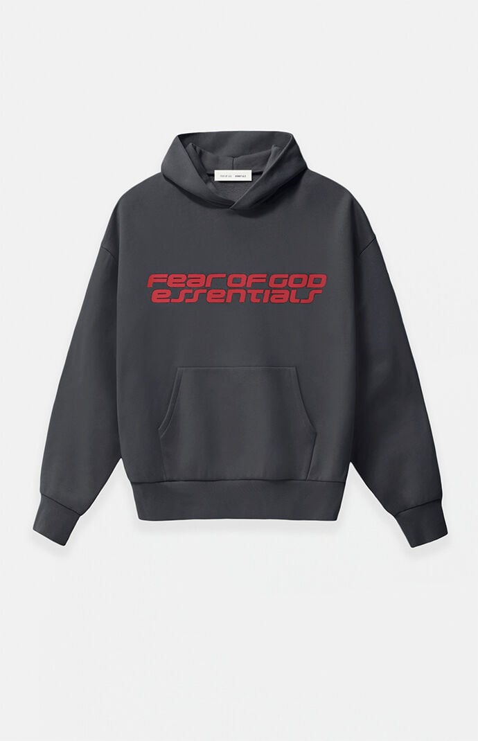 Fear of God ESSENTIALS Iron Gray '90s Fleece Hoodie