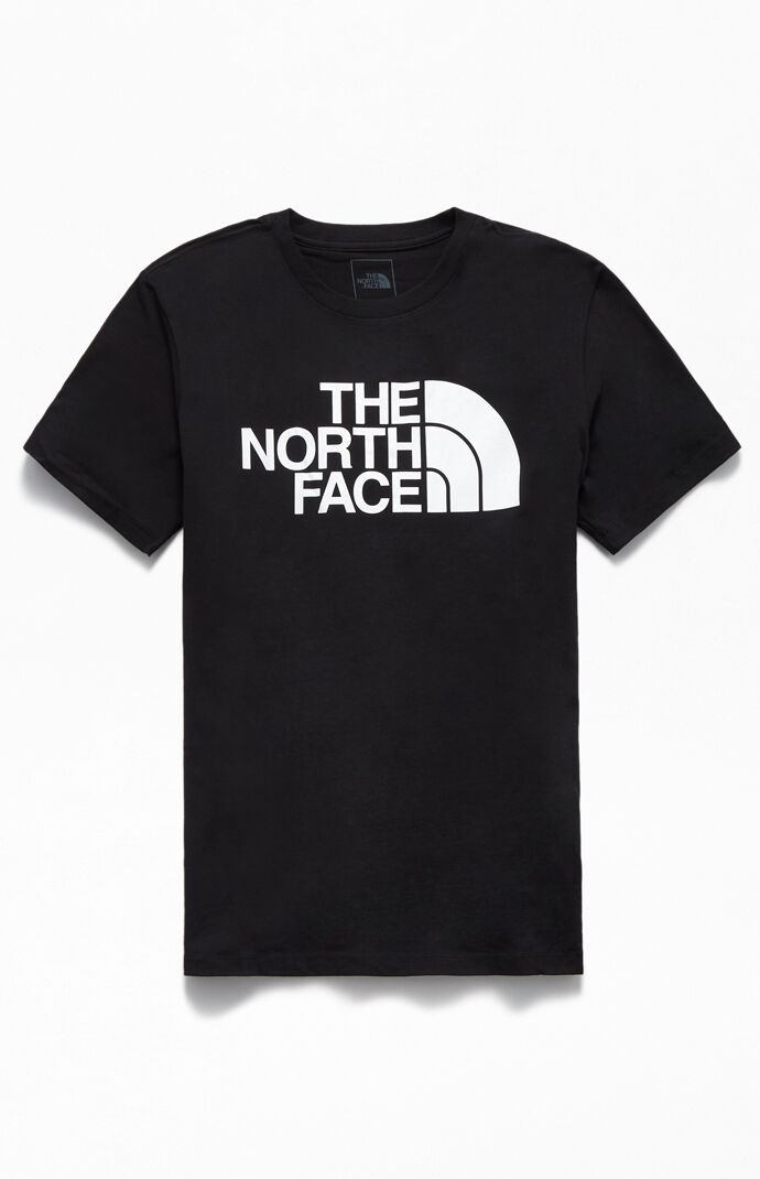 north face black tshirt