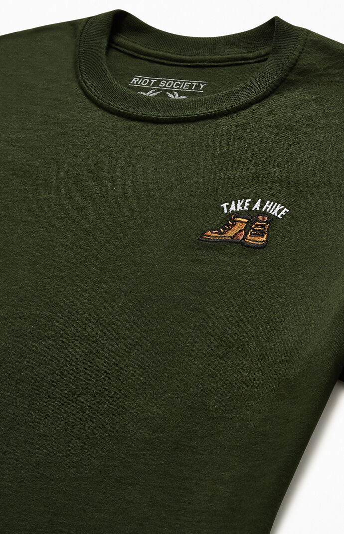 Take A Hike Embroidered T-Shirt