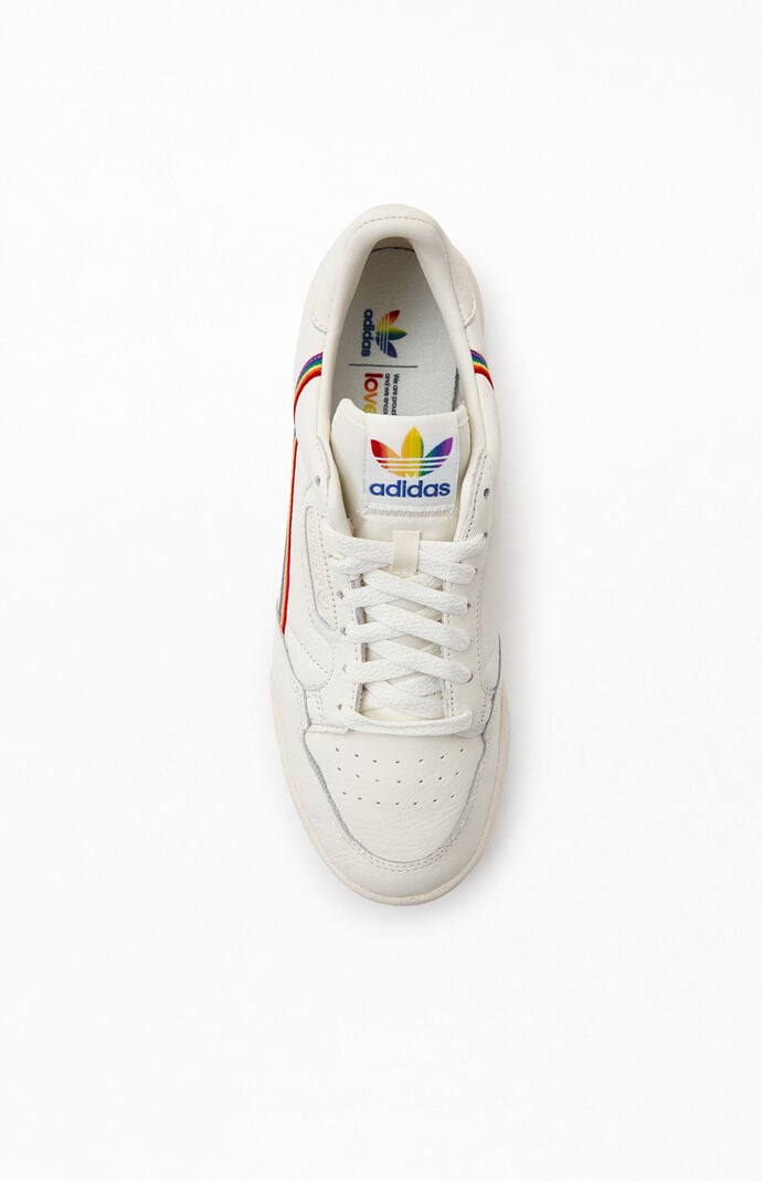 adidas Pride Rainbow Stripe Continental 80 Shoes PacSun