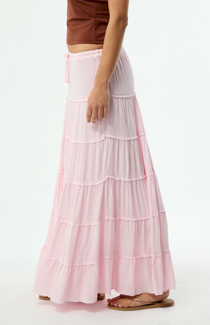 Tiered Maxi Skirt image number 3