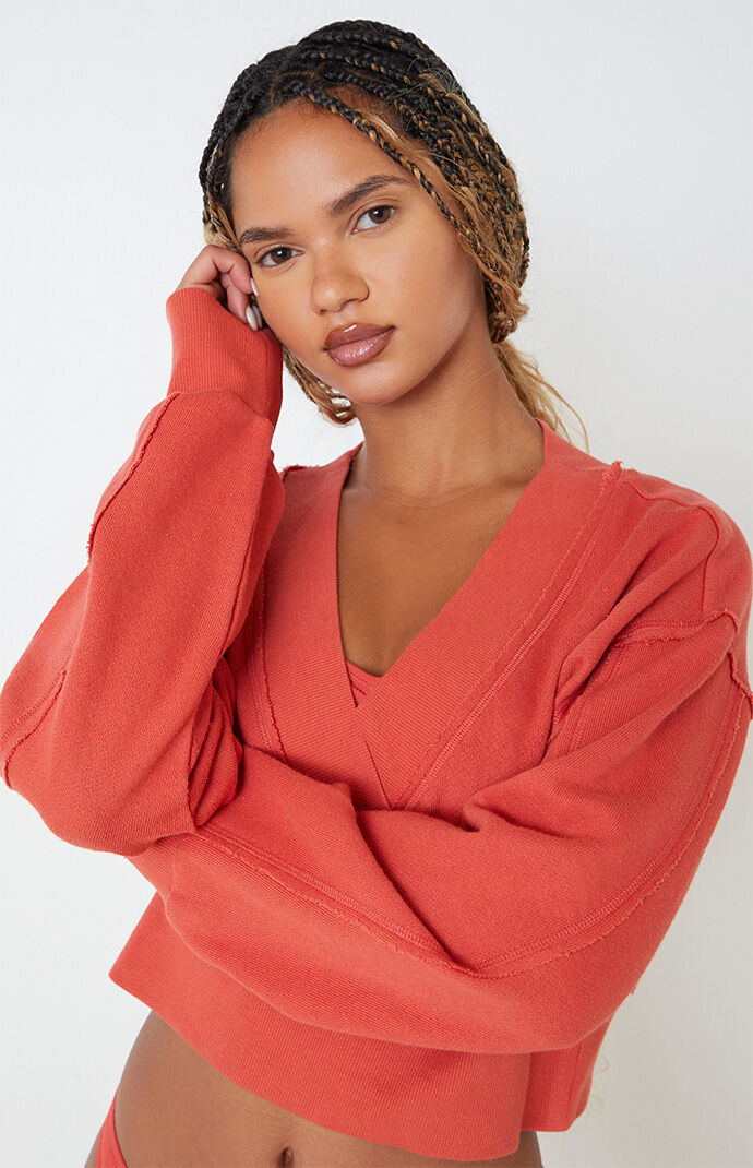 La deals hearts sweatshirt