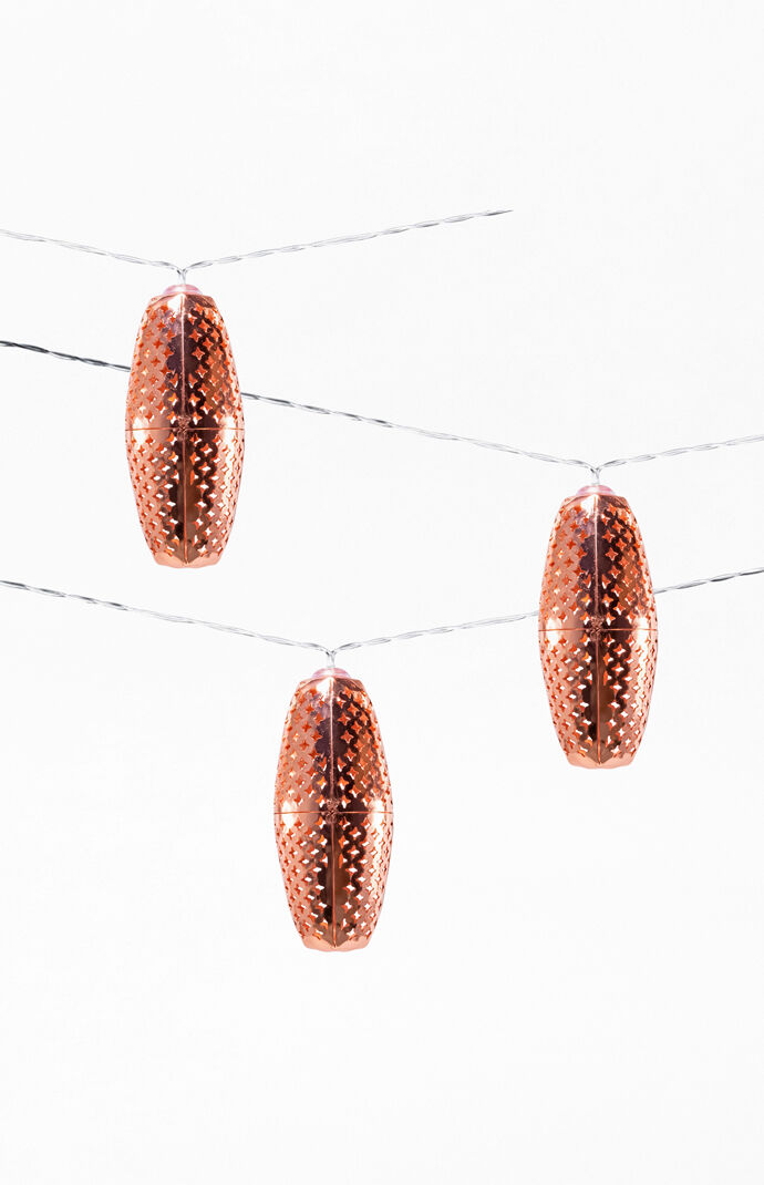 Copper Rust Marrakesh Metallic String Lights