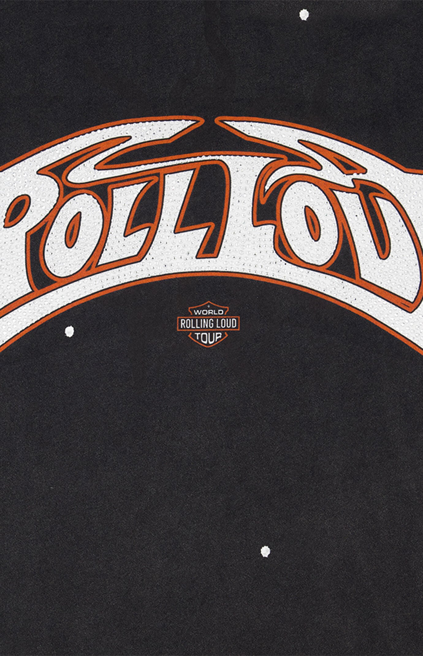 Rolling Loud Rhinestone Long Sleeve T-Shirt
