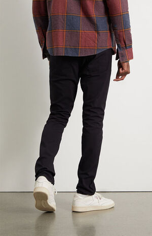 Black Skinny Comfort Stretch Jeans image number 4