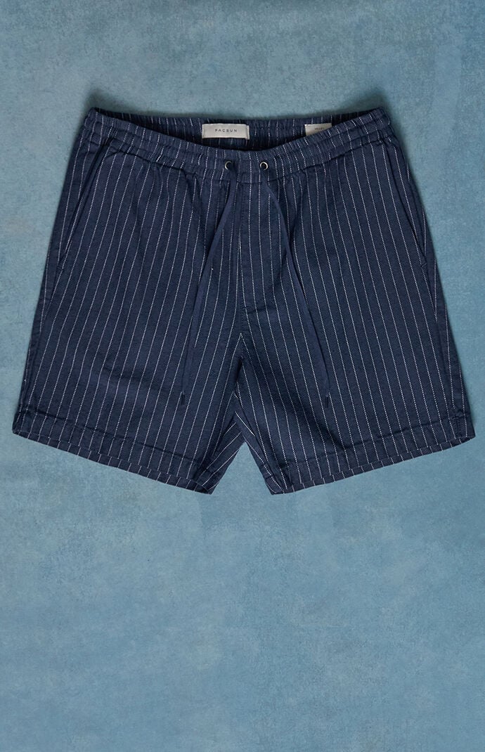 Pacsun Pinstripe Linen Shorts
