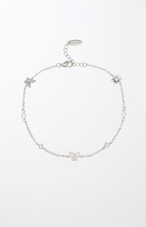 Butterflies & Pearls Anklet image number 1