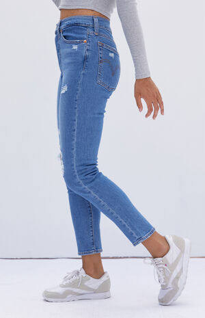 Sun Wedgie Skinny Jeans image number 3