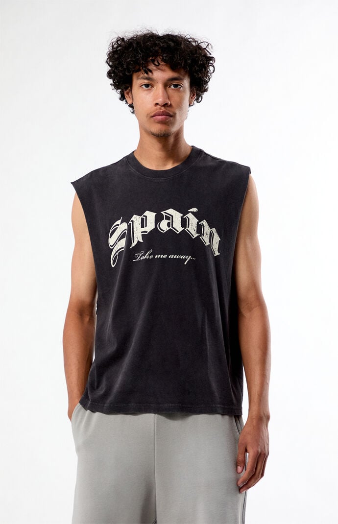 Pacsun Spain Cut Off Muscle T-Shirt