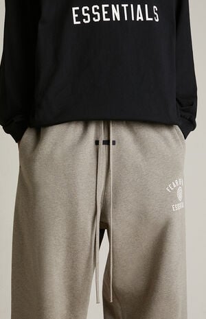 Heather Grey University Fleece Relaxed Sweatpants image number 5