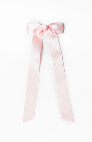 Satin Bow Barrette image number 1