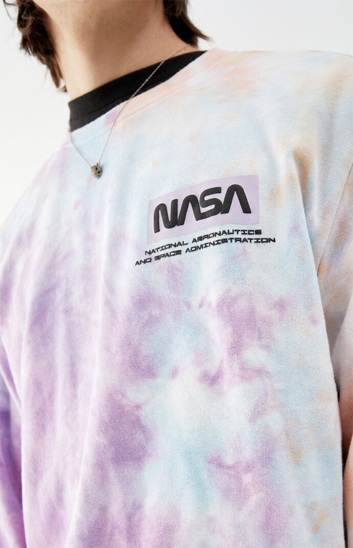 NASA Tie-Dye Crew Neck Sweatshirt