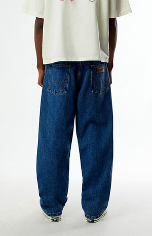 Dark Blue Loose Jeans image number 4