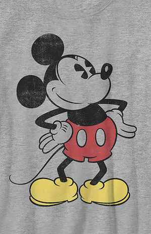 Kids Classic Vintage Mickey Mouse T-Shirt image number 2