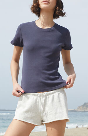 Gray Marci Sweat Shorts image number 2