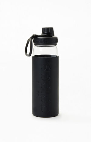 Black Squad Glass Water Bottle image number 1