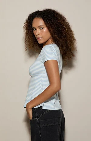 Chloe Crossover Babydoll T-Shirt image number 3