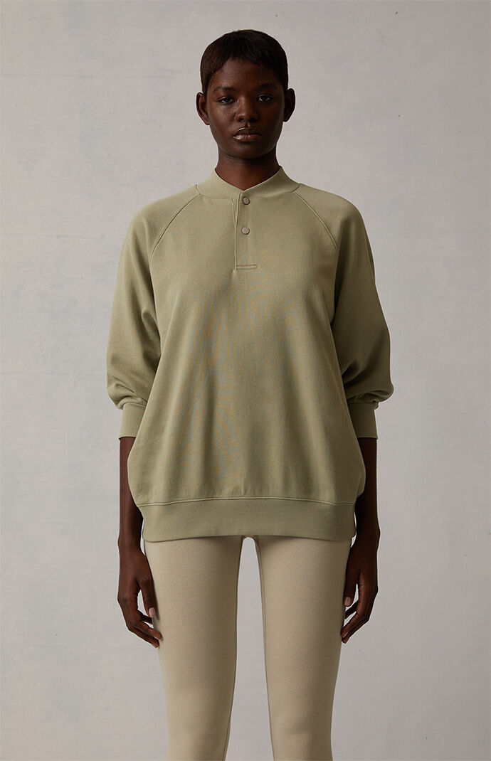 henley sweat shirt