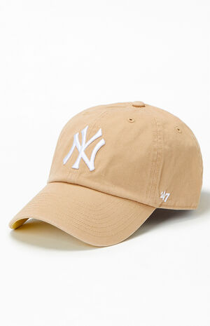 Khaki NY Yankees Dad Hat image number 4