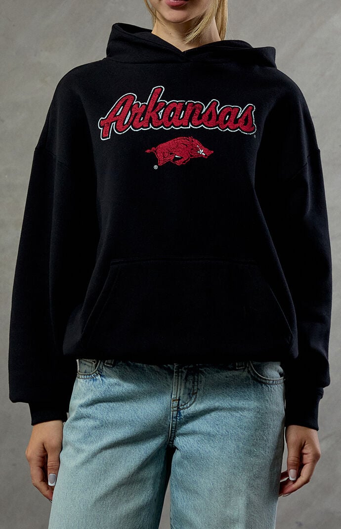 WILD COLLECTIVE Arkansas Razorbacks Embroidered Hoodie