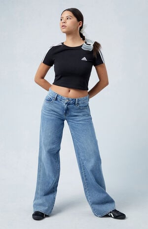girls low rise baggy jeans, girls bottoms