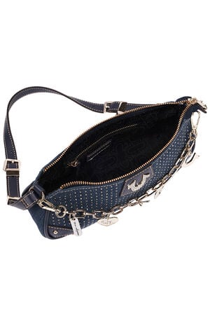 Sparkle Denim Shoulder Bag image number 6