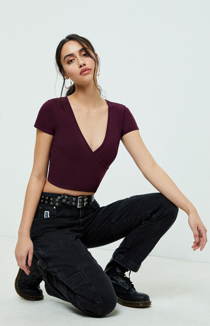 Me To We Surplice T Shirt Pacsun