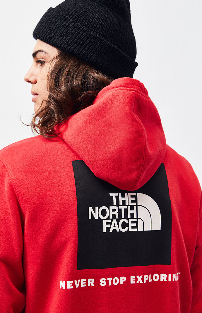 Red & Black Red Box Pullover Hoodie