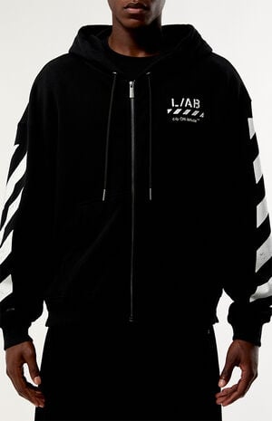 Core Diagonal Zip Up Hoodie image number 2