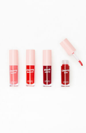 4 Pack Cherry Berry Lip Oil Set image number 3
