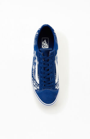 Vans Blue & White UA Bandana 36 Shoes | PacSun