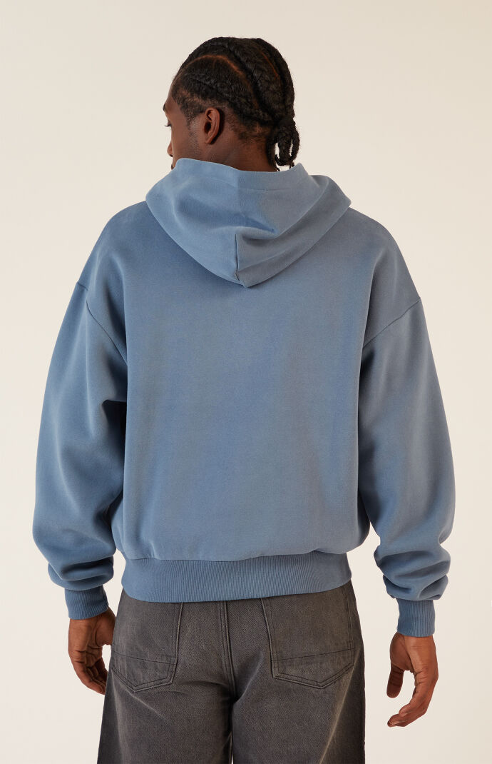 ★FANCY CLUB★ Puff Round Scarf Hoodie MELANGE GRAYF25QB081 FANCY CLUB | PUFF ROUND SCARF HOODIE (MELANGE GRAY