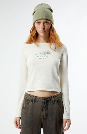 Winter Sports Lodge France Long Sleeve T-Shirt image number 1