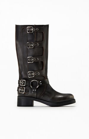 Women's Leather Rocky Boots image number 1