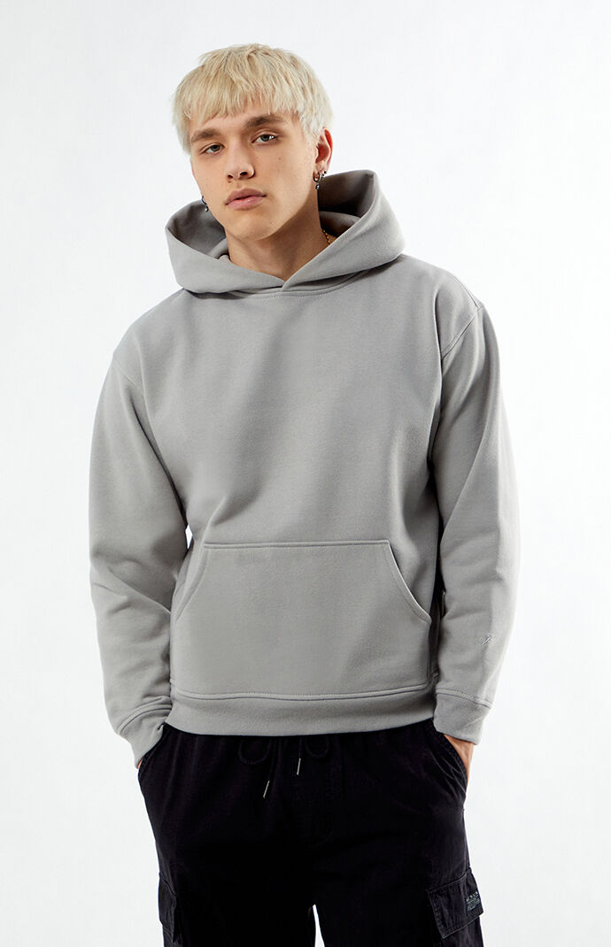 Pacsun Gray Solid Color Hoodie | Pacsun