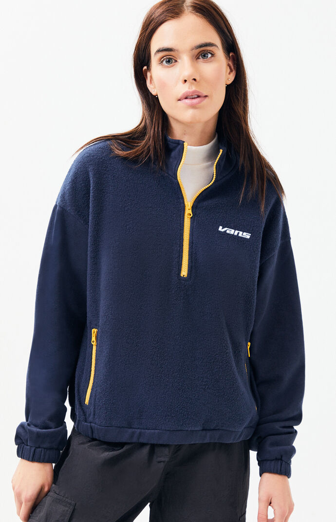 vans half zip jacket