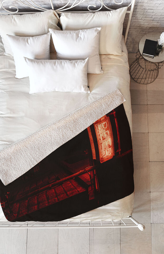 Marfa Night Vibes Fleece Throw Blanket