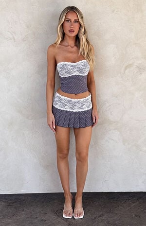 Kittie Lace Mini Skort image number 4