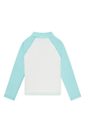 Kids Bacalar Blue Rash Guard image number 2