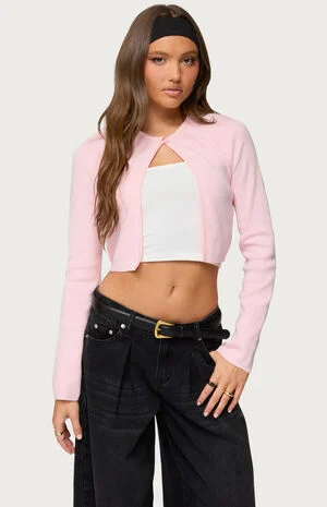 Jayne Split Front Knit Cardigan image number 1