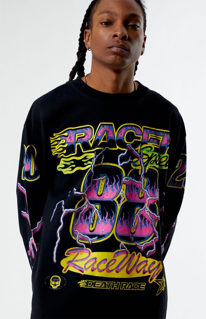 Pacsun Racer 88 Oversized Long Sleeve T-Shirt | PacSun
