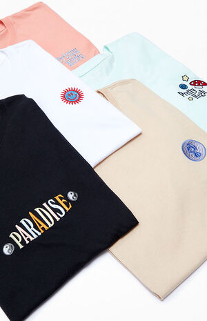 5 Pack Embroidered T-Shirts image number 3